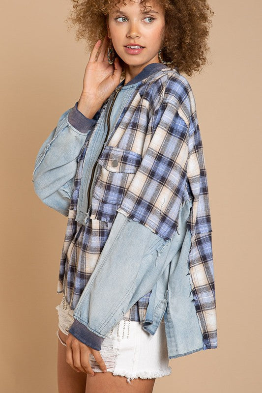 Secret Edgy Plaid Pullover