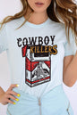 Unisex Short Sleeve Cowboy T-Shirt