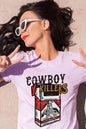 Unisex Short Sleeve Cowboy T-Shirt