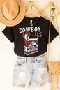 Unisex Short Sleeve Cowboy T-Shirt