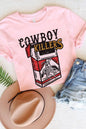 Unisex Short Sleeve Cowboy T-Shirt