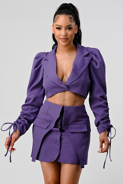 Stunning Blazer & Skirt Set