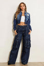 Superior Cargo Wide Leg Jeans