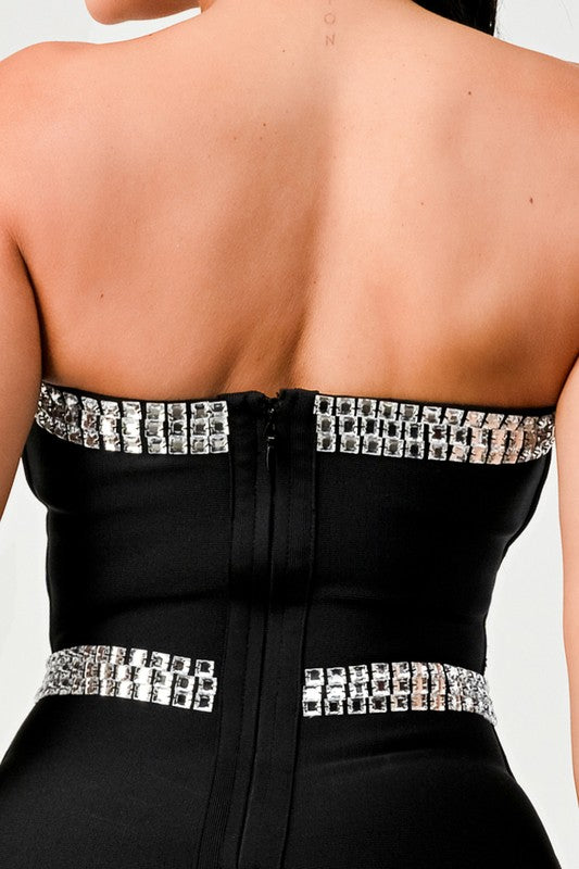 Connect The Beads Tube Bandage Dress