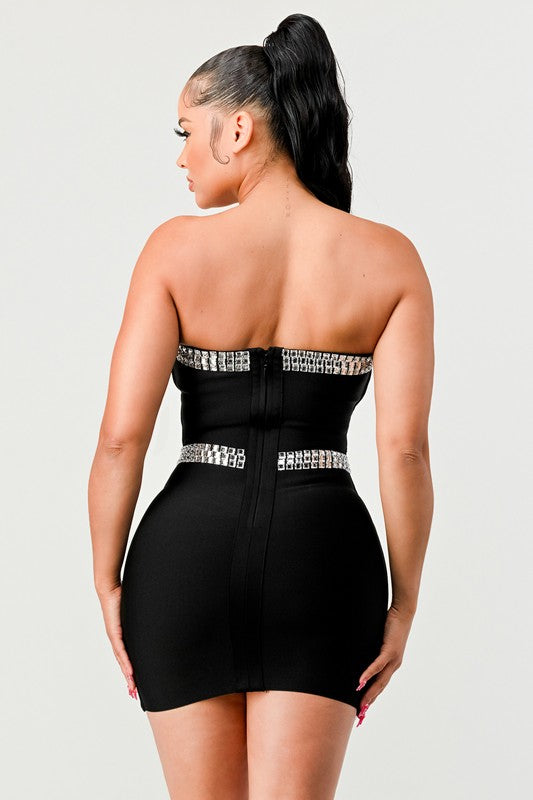 Connect The Beads Tube Bandage Dress