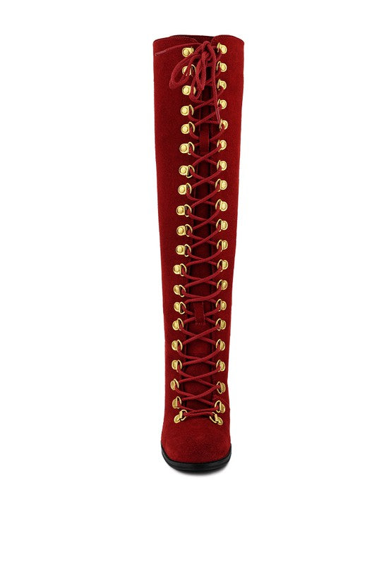 SLEET-SLAY Antique Heeled Calf Boot