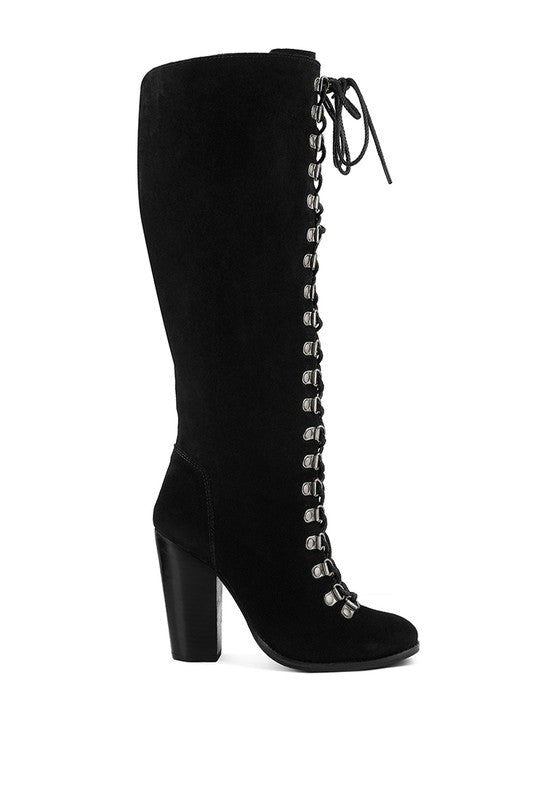 SLEET-SLAY Antique Heeled Calf Boot