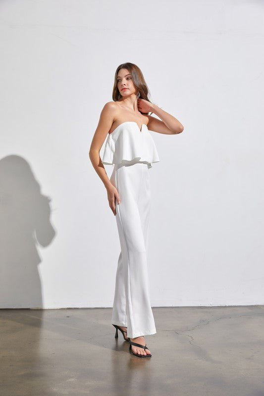 Sweet Pieces Off Shoulder Jumpsuit