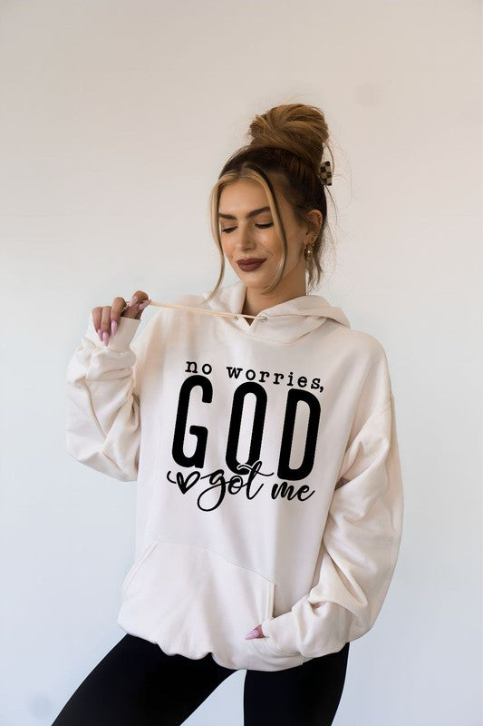 No Worries God Got Me Softest Ever Hoodie