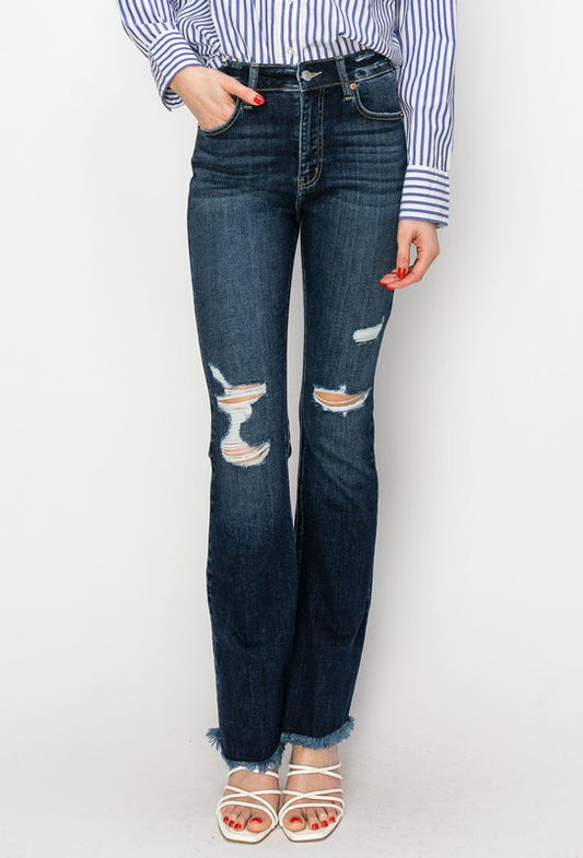 High Rise Western Boot Jeans