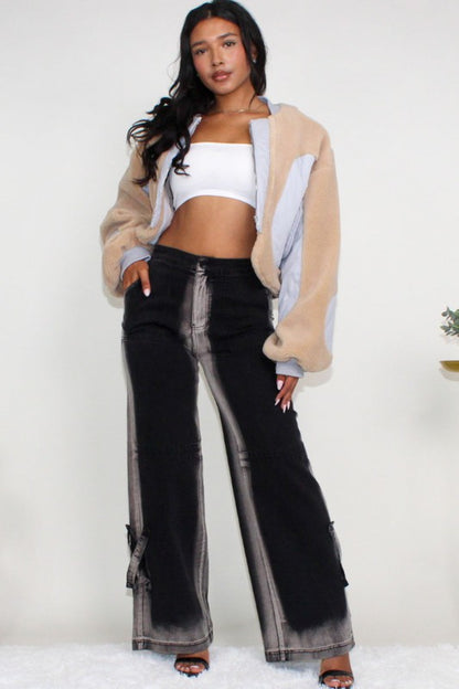 Cherish Charm Cropped Sherpa Jacket