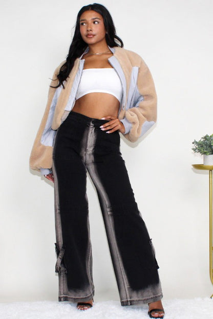 Cherish Charm Cropped Sherpa Jacket