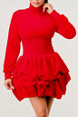 Sweet Crush Ruffle long sleeve dress