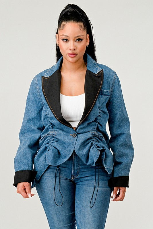 Cute Denim Blazer