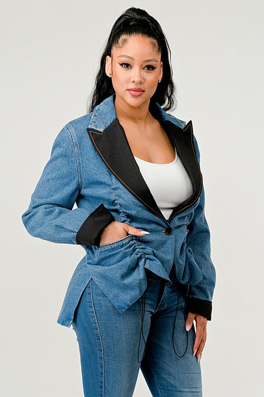 Cute Denim Blazer