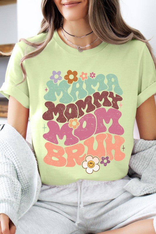 Mama Mommy Mom Bruh Mothers Day Graphic T Shirts