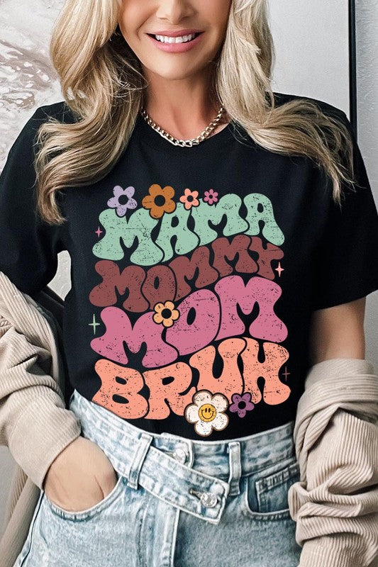 Mama Mommy Mom Bruh Mothers Day Graphic T Shirts