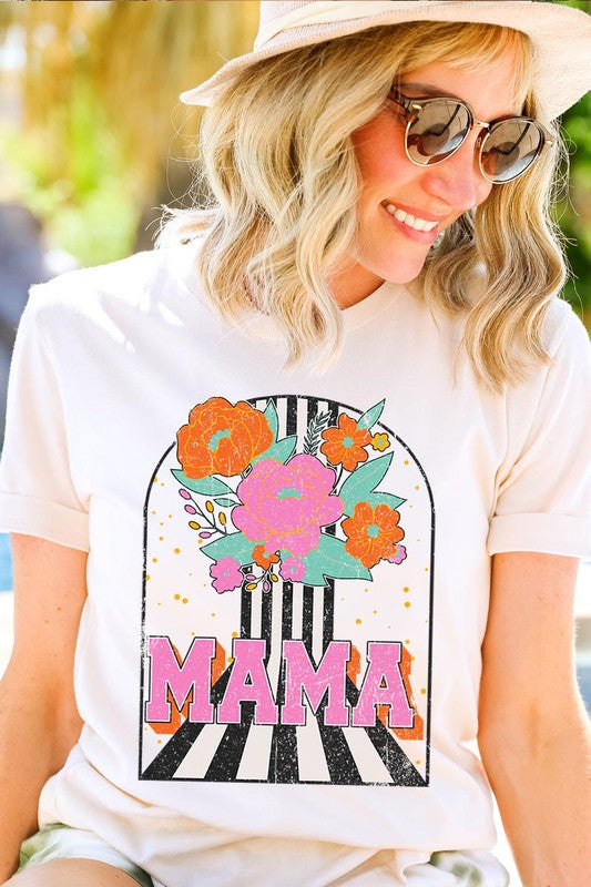 Mama Flower Rose Mothers Day Graphic T Shirts