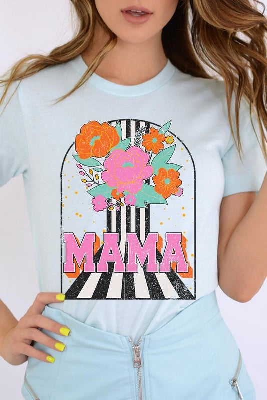 Mama Flower Rose Mothers Day Graphic T Shirts