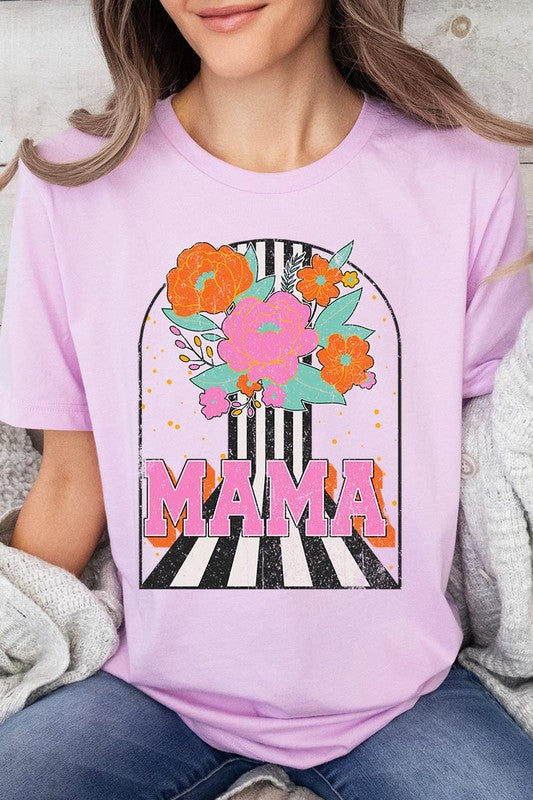 Mama Flower Rose Mothers Day Graphic T Shirts