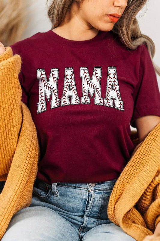 Baseball Mama Mothers Day Graphic T Shirts