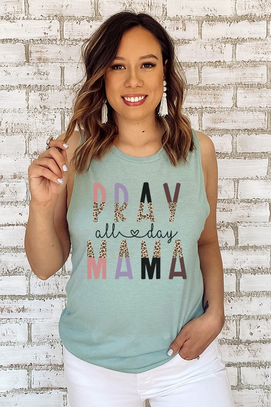 Mother's Day Pray All Day Mama Tank Top