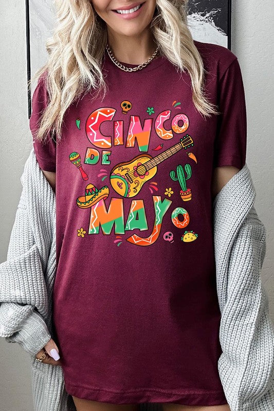 Cinco De Mayo Mexico Party Graphic T Shirts