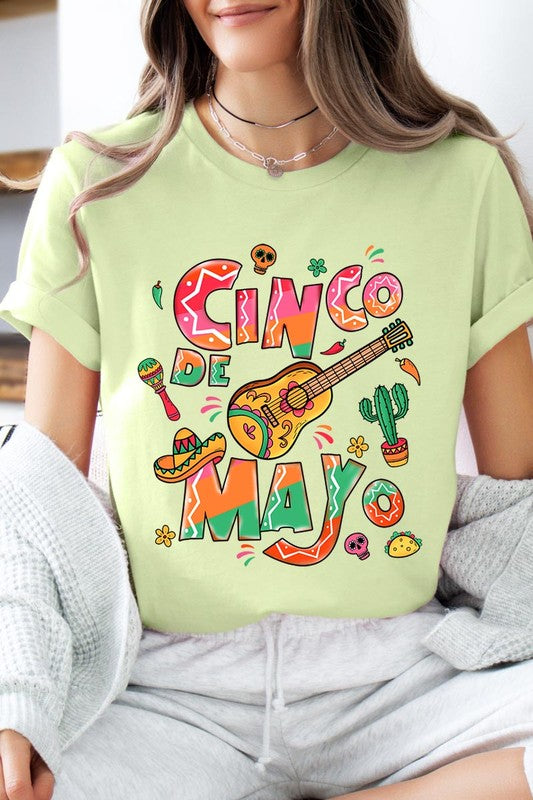 Cinco De Mayo Mexico Party Graphic T Shirts