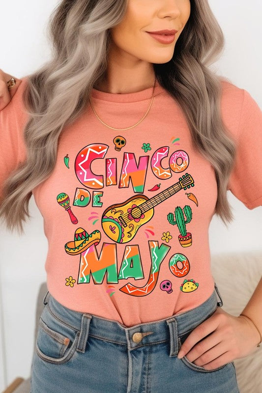 Cinco De Mayo Mexico Party Graphic T Shirts