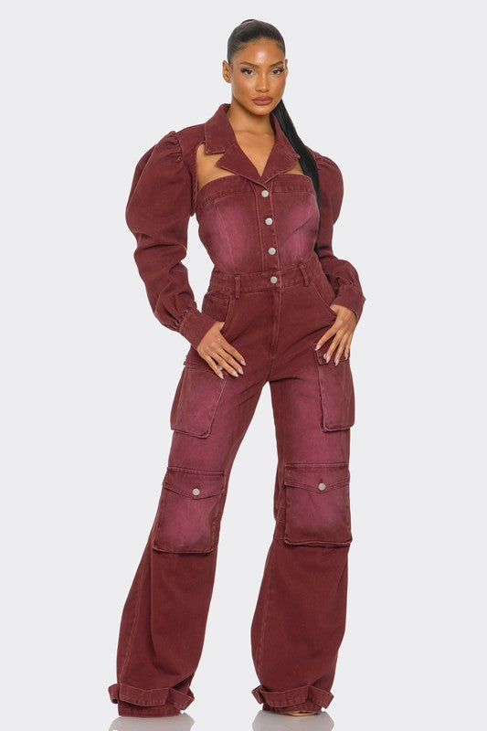 Classic Comfort Vintage Utility Jumpsuit