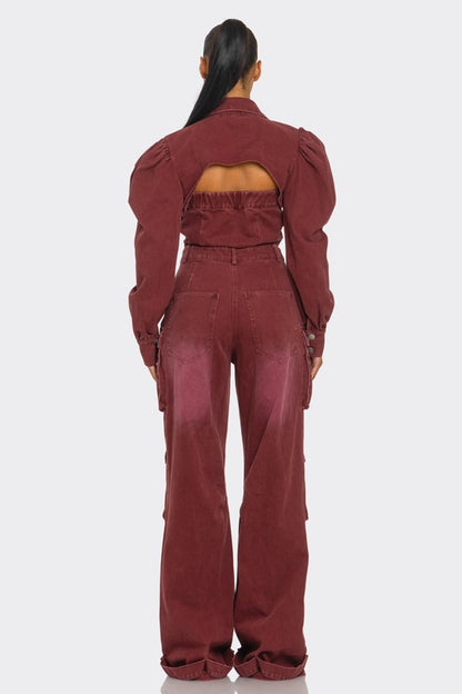 Classic Comfort Vintage Utility Jumpsuit