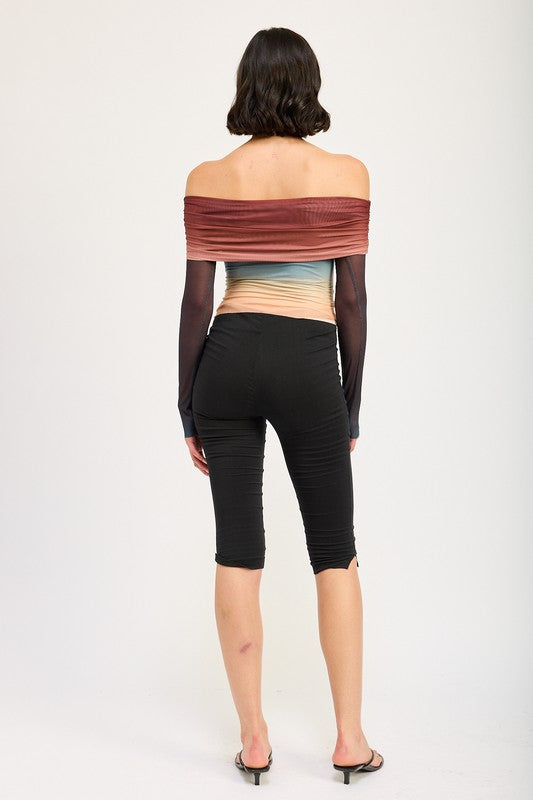 Tease Me Off Shoulder Top