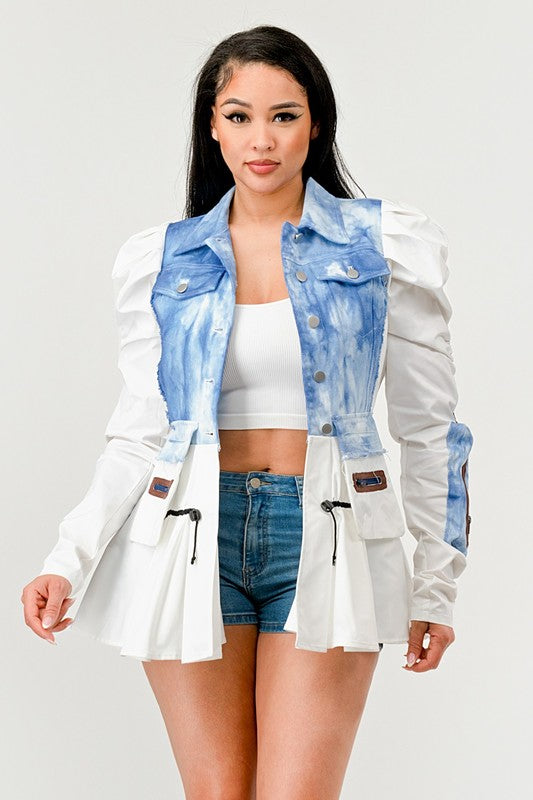 Weekend Mami Peplum Panache Denim Jacket