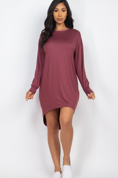 Cozy High Low Dress