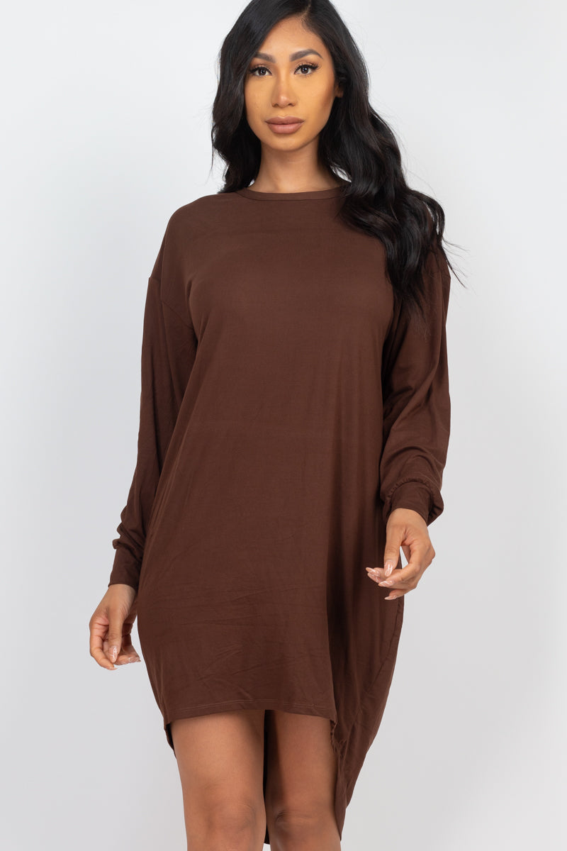 Cozy High Low Dress