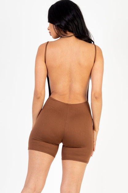 Backless Cami Romper