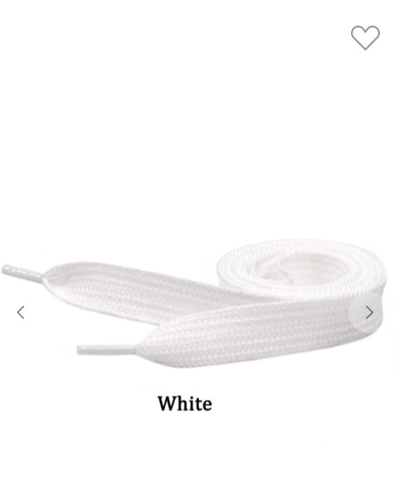 54" Flat Colored Shoelaces (CODE: covergirl-laces)