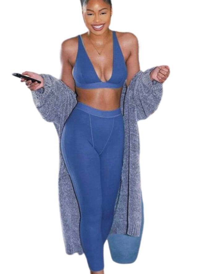 Just Like That 2 Piece Ribbed Sports Set