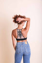 Showing Interest Tattoo Mesh Racerback Bralette