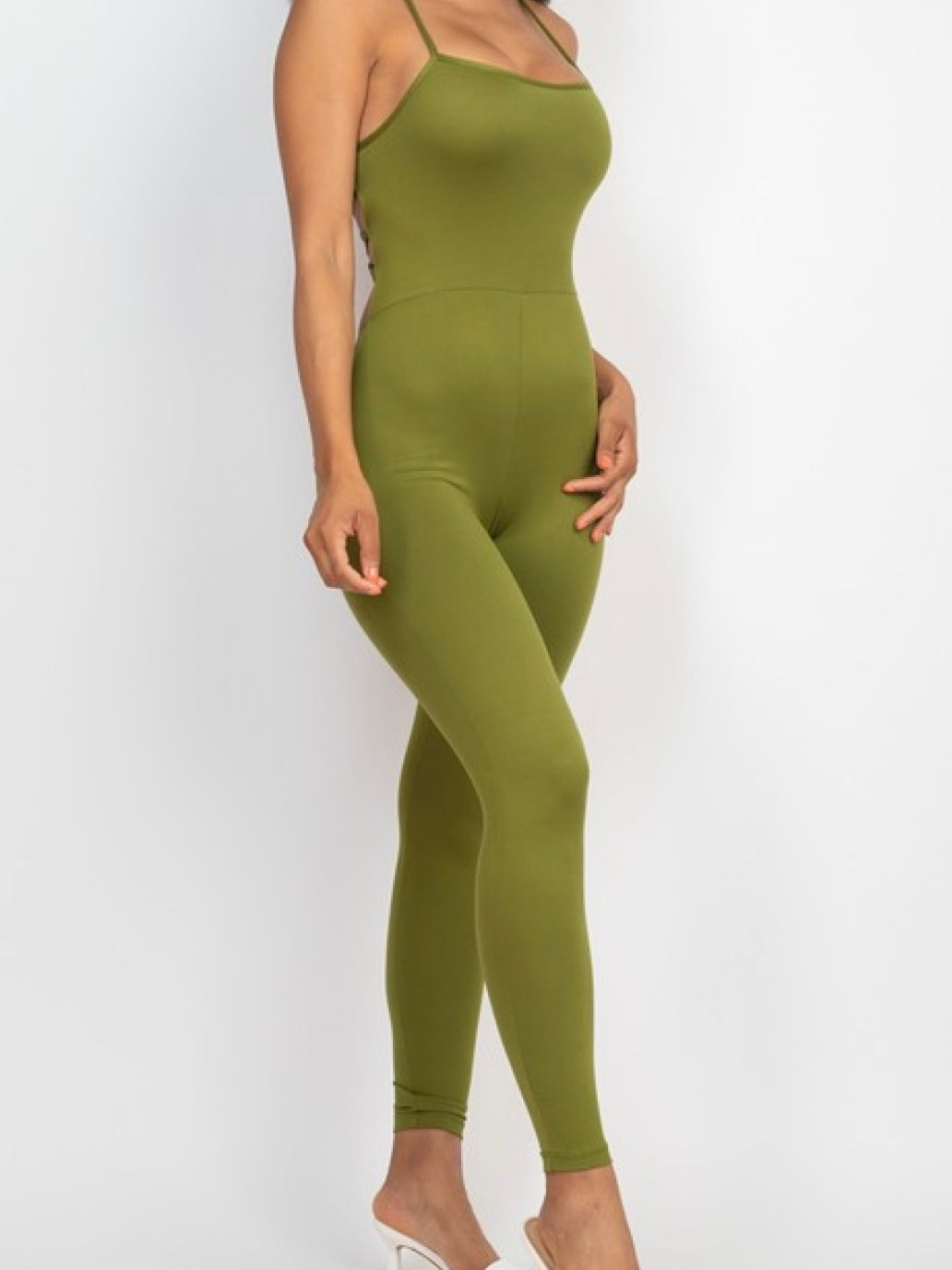 Catching Wind Criss Cross Open Back Jumpsuit